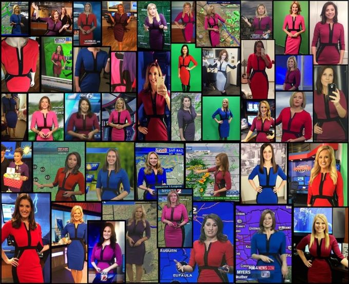 The back story on that $22.99 dress the meteorologists are wearing…